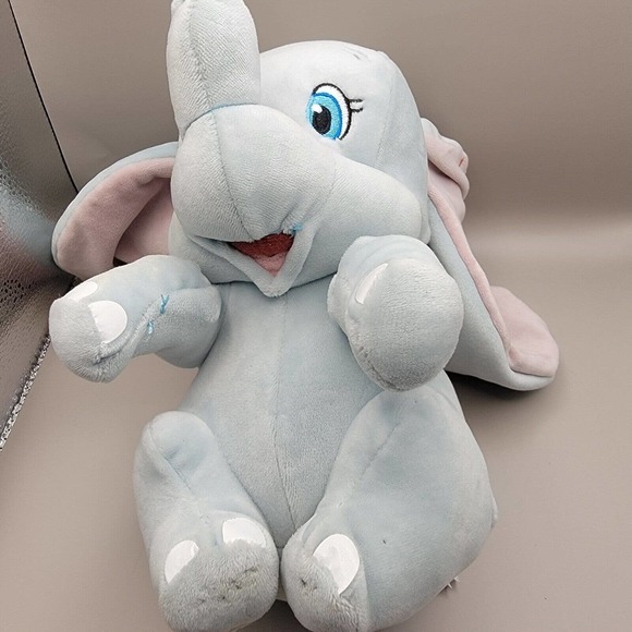 Dumbo Ty Beanie Baby Disney Sparkle 9" Plush Elephant Stuffed Toy Super Soft - Picture 6 of 12